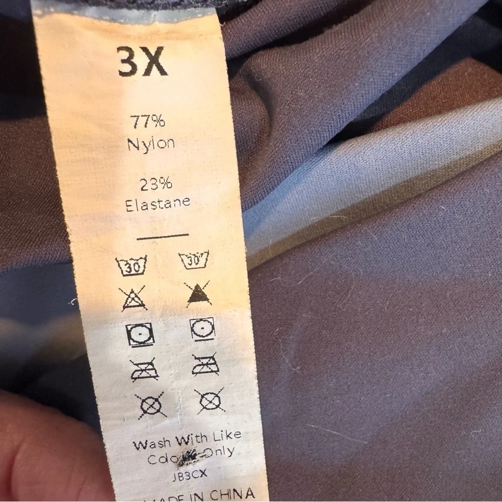 Dark Gray Leggings Plus Size 3X